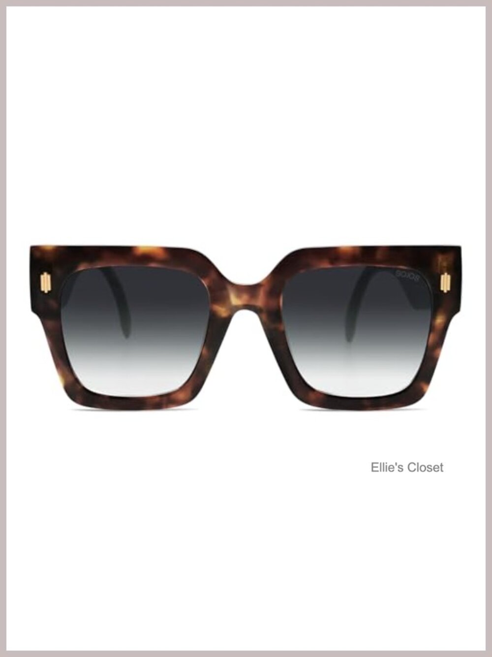 Oversized Square Sunglasses UV400 Full Frame Fashion Shades